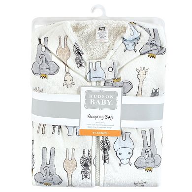 Hudson Baby Mink with Faux Shearling Inner Sleeping Bag, Sack, Blanket, Royal Safari