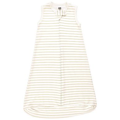 Hudson Baby Unisex Baby Interlock Cotton Sleeveless Sleeping Bag, Neutral Giraffe