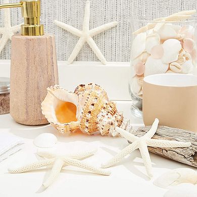 Juvale White Finger Starfish for Nautical Decor (4 to 6 in, 12 Pack)