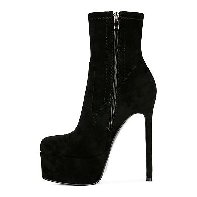 London Rag Clubbing Women's Heeled Ankle Boots