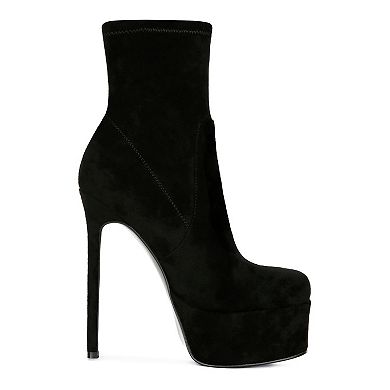 London Rag Clubbing Women's Heeled Ankle Boots