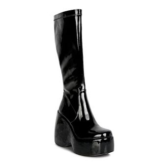 London Rag Dirty Dance Women's Platform Calf Boots