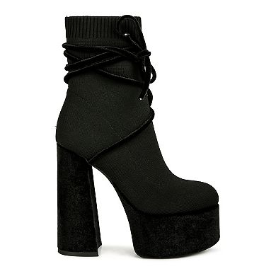 London Rag After Pay Women's Block Heel Boots