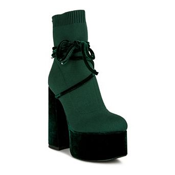London Rag After Pay Women's Block Heel Boots