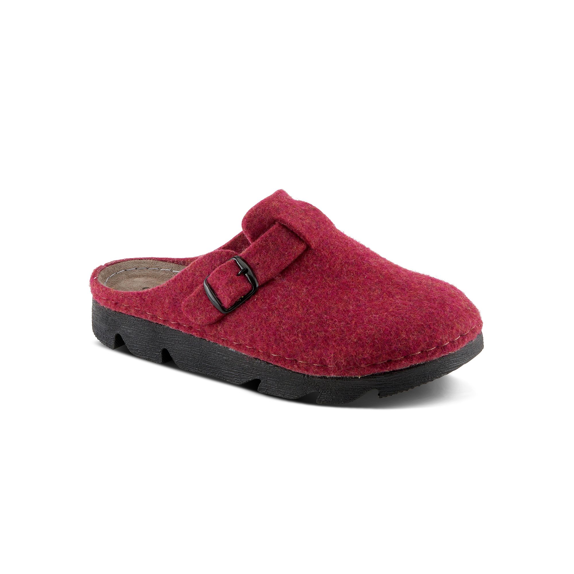 Flexus by Spring Step Clogger Womens Slippers, Size: 37, Red