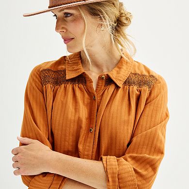 Women's Sonoma Goods For Life® Femme Button Through Shirt