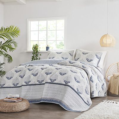 Madison Park Reversible Cotton Quilt - hotsell Luxury Stitching Design