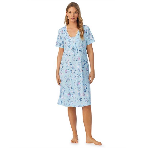 Women's Carole Hochman Cotton Waltz Short Sleeve Nightgown