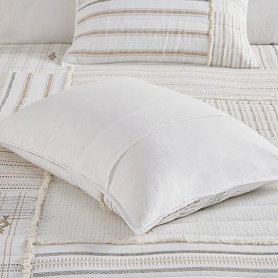 INK+IVY Salar Printed Cotton Quilt Set With Shams