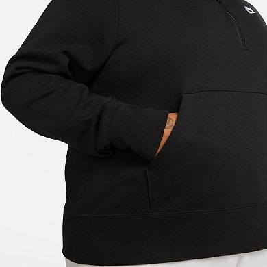 Plus Size Nike Sportswear Club Fleece Half-Zip Pullover