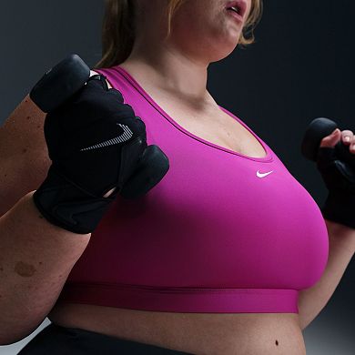 Plus Size Nike Swoosh Medium Padded Sports Bra