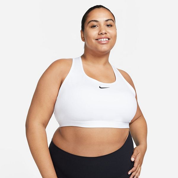 Buy Nike Swoosh Women's Medium-Support Non-Padded Sports Bra (Plus Size),  Doll/White, 1X at