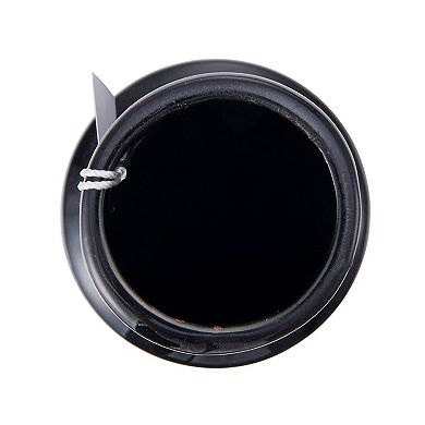 Mikasa 18-in. Black & White Drip Ceramic Vase