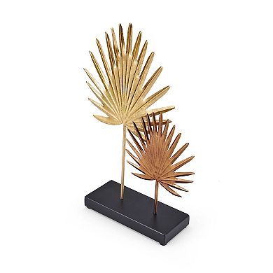 Mikasa Gold Metal Palm Decor