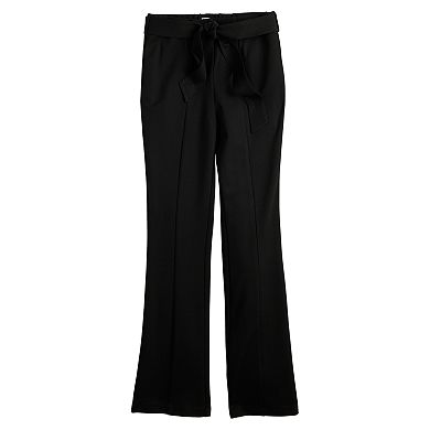 Juniors' SO® Self Belted Pull-On Flare Pants