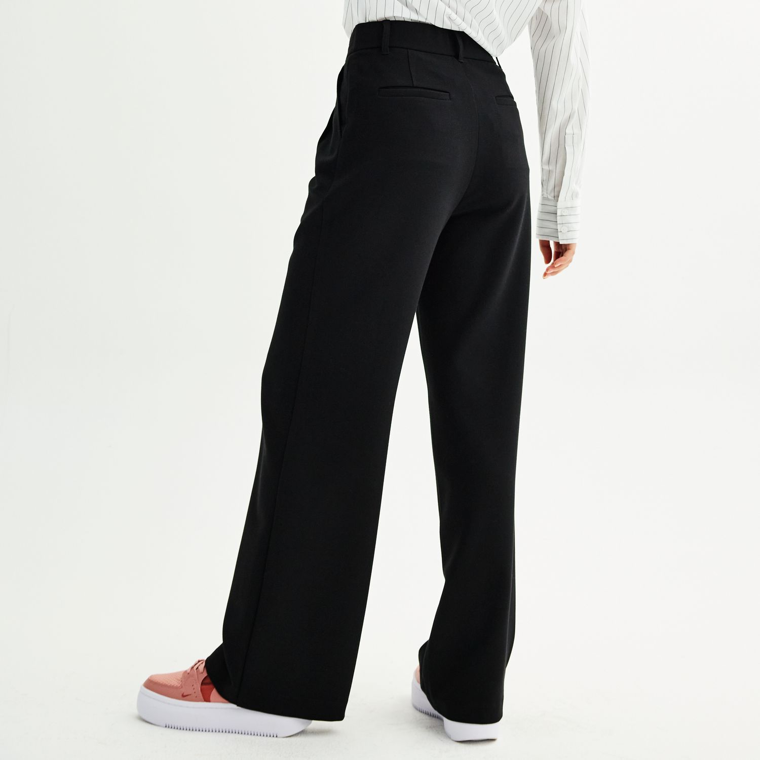 Juniors' Unionbay High-Rise Wide Leg Uniform Pants