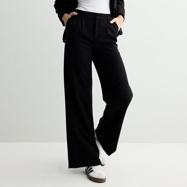 Wide Leg Relaxed Trousers