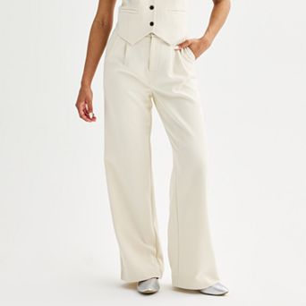 Juniors' SO® Wide-Leg Trousers