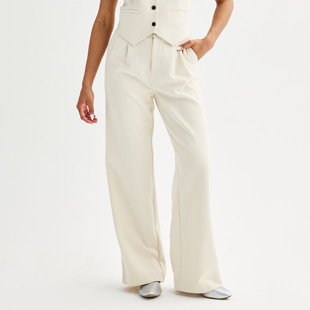 【JEMUT】23SS★ Sandy Wide Work Pants Juniors' SO® Wide-Leg Trousers