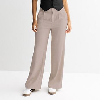 Juniors' SO® High-Rise Wide Leg Trousers