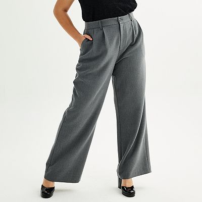 Kohls womens wide leg pants hotsell