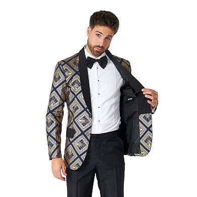 Men's Suitmeister Retro Neon Navy Suit Set