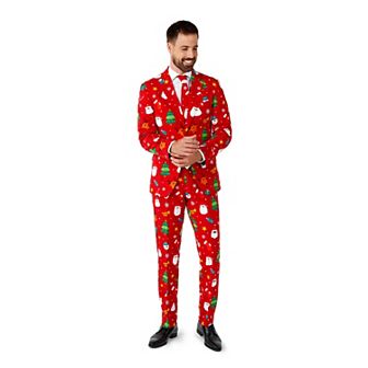 Men's OppoSuits OppoSuits Men's Holiday Festivity Red Suit