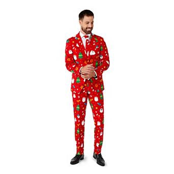 Men's OppoSuits OppoSuits Men's Holiday Festivity Red Suit