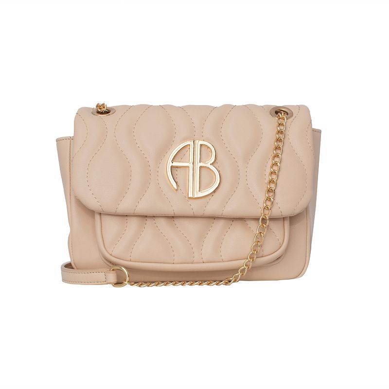 Alexis Bendel Quilted Crossbody Bag, White
