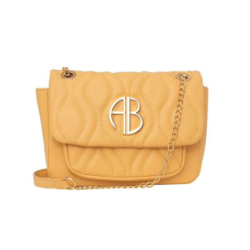 Alexis Bendel Quilted Crossbody Bag, Yellow
