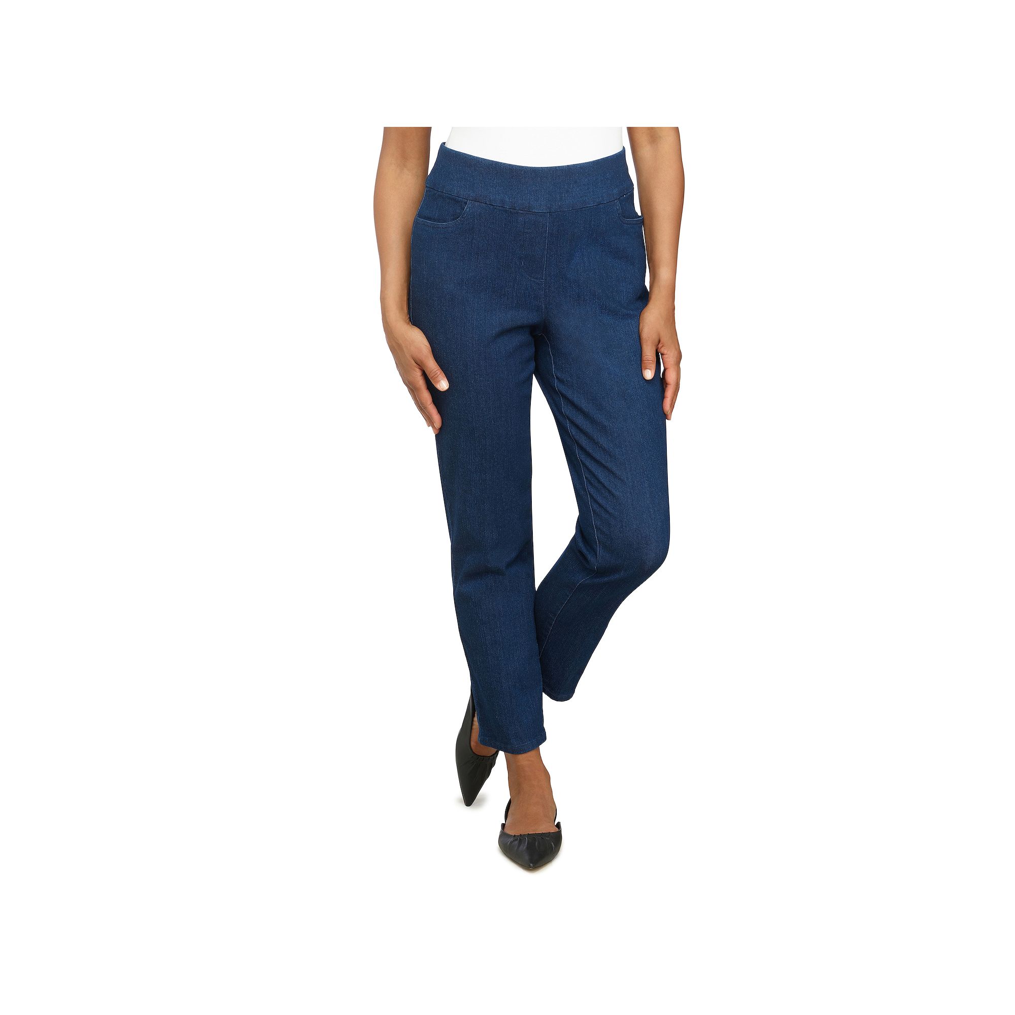 80792109 Womens Alfred Dunner Super Stretch Pull-On Straigh sku 80792109