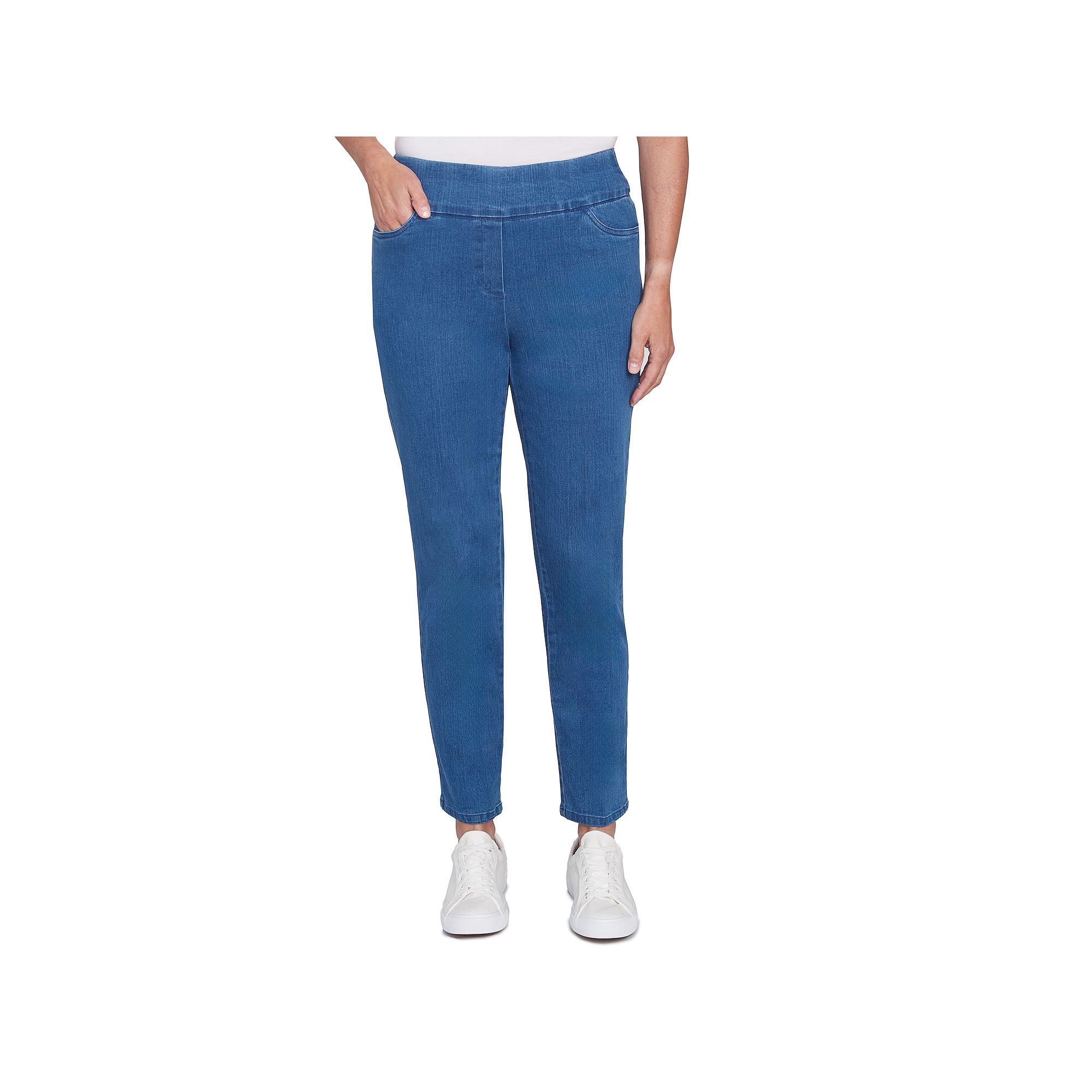 80792095 Womens Alfred Dunner Super Stretch Pull-On Straigh sku 80792095