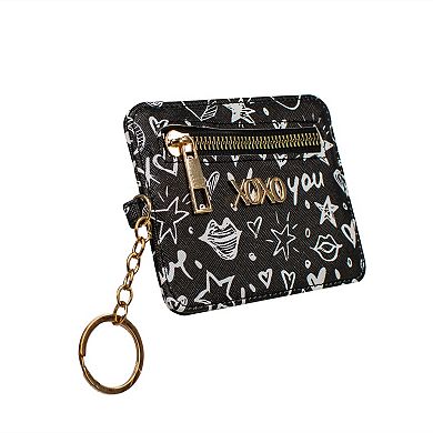 Xoxo Graffiti Print Card ID Case