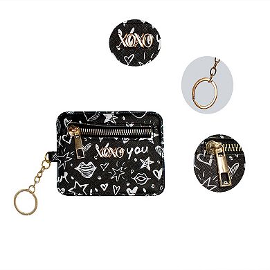 Xoxo Graffiti Print Card ID Case