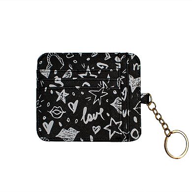 Xoxo Graffiti Print Card ID Case