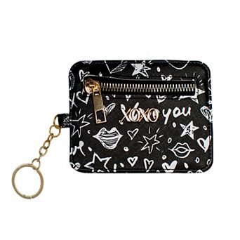 Xoxo Graffiti Print Card ID Case