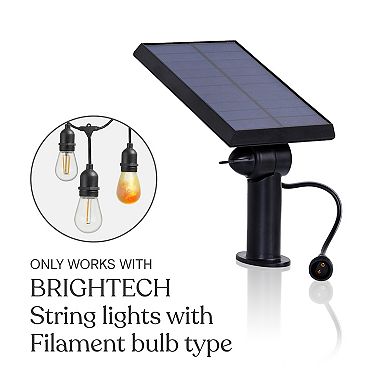 Ambience Pro Replacement Solar Panel Compatible Only With Brightech 1W Edison Bulb String Lights