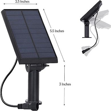 Ambience Pro Replacement Solar Panel Compatible Only With Brightech 1W Edison Bulb String Lights