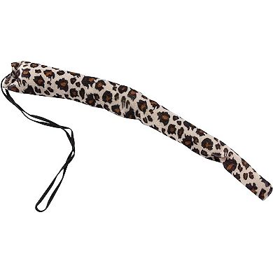 Halloween Leopard Costume - 2-set Leopard Ears Headband Tail And Bow Tie, Animal Cosplay Kit