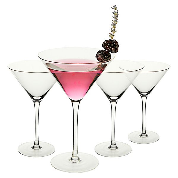 9 Oz Martini Glasses Set Of 4 For Cocktail Parties, Wedding Gift
