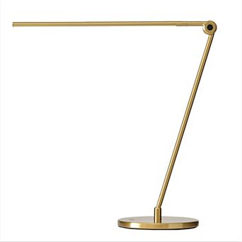 Brightech Libra 39" USB-C Charging LED Desk Lamp in Gold with Adjustable Head