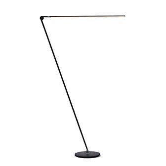 Brightech Libra 54.5" Modern Minimalist LED Floor Lamp in Black with Adjustable Color Temperature