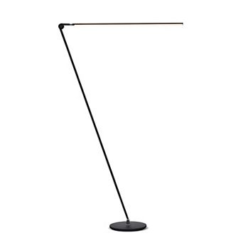 Brightech Libra 54.5" Modern Minimalist LED Floor Lamp in Black with Adjustable Color Temperature