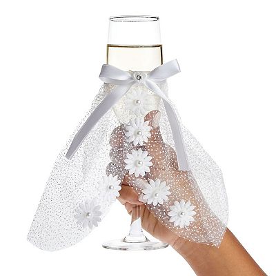 Bride and Groom Champagne Flutes, Wedding Dress Tuxedo Toasting Glasses  Gift Set