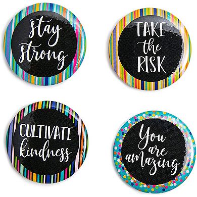 Paper Junkie18 Count Inspirational Magnets for Lockers or Fridge 1.2" Diameter