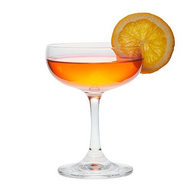 6 Pack Vintage Coupe Champagne Glasses Set for Cocktail Party, Wedding, Bar 7 Oz