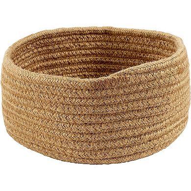 Woven Baskets for Storage, Brown Hemp Rope Basket (2 Sizes, 2 Pack)