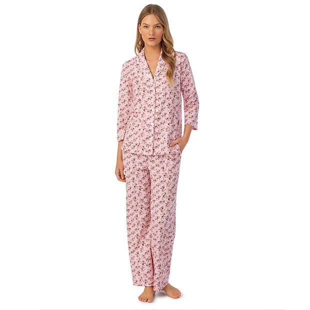 Carole Hochman Womens 2-Pc. Print Sleep Set