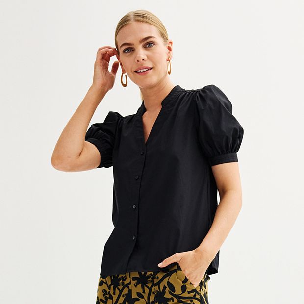 Women's Puff Sleeve Non-Waisted Top, Women's New Arrivals