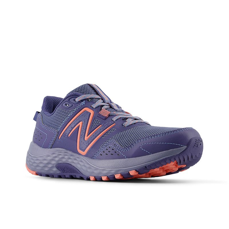 New Balance® 410 V8 Trail Running Women's Running Shoes, Size: 9.5, Blue Pink